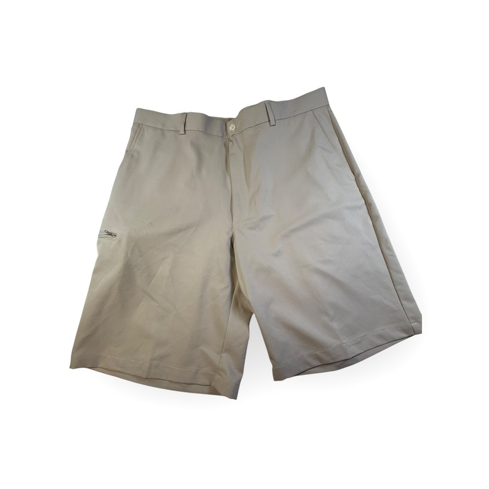 NWT Grand Slam Golf‎ Performance Shorts Mens 36 Tan Quick Dry Moisture Wicking
